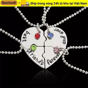 Vòng cổ tình bạn BAMBOOB Vòng cổ tình yêu Người bạn Quà tặng đẹp Vòng cổ nữ