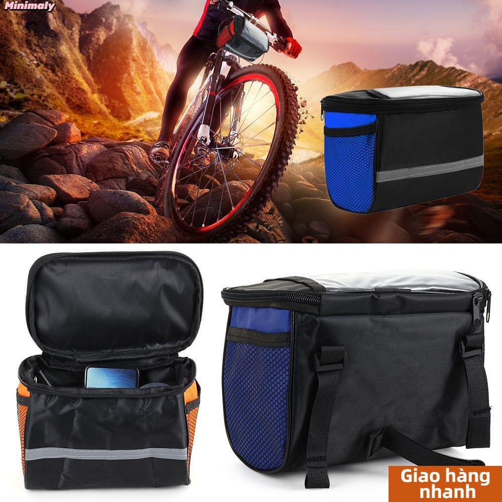 [Vận chuyển nhanh] Giỏ ống trước MINIMALY Thiết bị đi xe đạp Túi đựng xe đạp Pannier