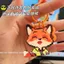 Thỏ Judy Fox Nick Cặp Đôi Bạn Gái Đậu Móc Khóa Thành Phẩm Cặp Động Vật Điên Thành Phố Pixel Mặt Dây Chuyền 6.22