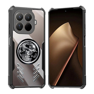 Ốp Điện Thoại Tản Nhiệt Cho Xiaomi Mi 17T 15T 14T 13T 12T 11T 9T 10T Pro Lite 5G Ốp Lưng Khung Đen Bốn Góc Chống Sốc Độ thấm Cao Vỏ Từ 03-04-11