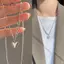 AqToCna Xu Hướng Hàn Quốc Tình Yêu Nelace Nữ Ins Hip Hop Punk Áo Len Dây Chuyền Trang Sức Quà Tặng AqToCna