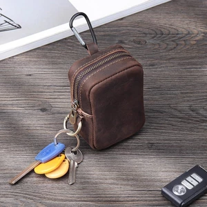Túi Mềm Đơn Giản Túi Da pu Đeo Thắt Lưng Túi Đựng Thẻ Túi Thay Đổi Chìa Khóa Mini Thông Thường Túi Chìa Khóa