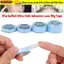 SNUGHOUSE Băng giả 3 hạt / cuộn, Keo dán phía trước ren chống thấm nước siêu giữ, Băng keo hệ thống tóc hai mặt màu xanh bền chắc để nối dài tóc