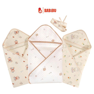Ủ choàng cotton mềm mại kích thước 90x90cm cho bé