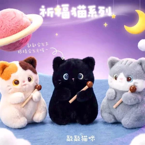 Bán Phong Cách Mới Gõ Gõ Gõ Âm Thanh Phát Sáng Phước Lành Bàn Mèo Kèm Đồ Trang Trí Búp Bê Schoolbag Ba Lô Đồ Trang Trí Quà Tặng