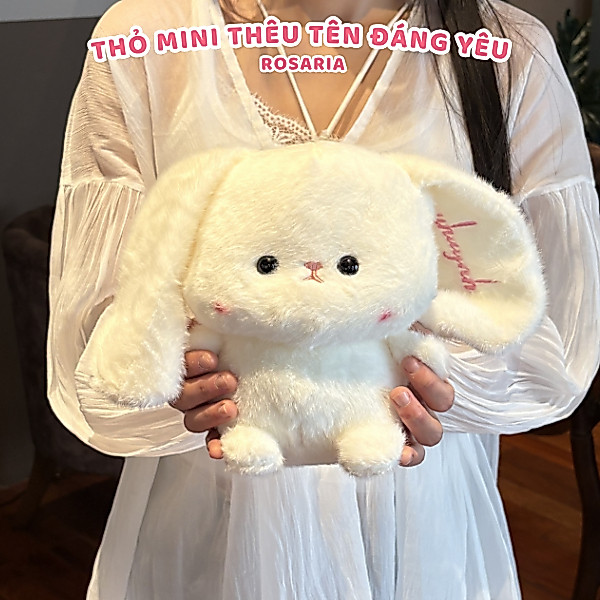 [Hỏa Tốc] Gấu bông Thỏ nhỏ dễ thương Size 16cm - 22cm Quà tặng trẻ em, sinh nhật, người yêu - Gấu Bông Xinh Rosaria