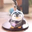 PS1 Penguin Plushie Móc khóa có kính râm Túi đựng máy ảnh Mini Túi dễ thương Charm SP1