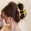 Ngọt Ngào Vàng Nhãn Nơ Lớn Vuốt Tóc Kẹp Tóc Dày Cá Mập Kẹp Tóc Thanh Lịch Quà Tặng
