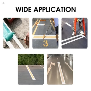 Lô đỗ xe Mẫu đường nhựa có thể tái sử dụng Sử dụng lâu dài Mẫu đường thẳng cho đường điều khiển giao thông đánh dấu