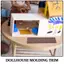 1 Cái 1 / 12 Nhà Búp Bê Vuông Váy Tường Bảng Nhựa Wallboard Cho Micro Phong Cảnh Phòng DIY