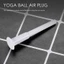 10x Tập Thể Dục Thể Thao Yoga Bóng Bơm Hơi Giường Bể Bơi Nút Chặn Không Khí Cắm Pin Trắng