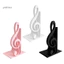 Thai| Bộ sắp xếp sách thư viện, Music Note Bookend, Tác phẩm điêu khắc in 3D một mảnh, Tượng trang trí đế rắn ổn định để trang trí văn phòng và máy tính để bàn nghệ thuật tại nhà