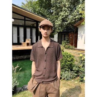 Phong Cách Mùa Hè Pháp Lười Tie-Dye Gradient Dệt Kim Cardigan Rời Che Cổ Tất Cả Trận Đấu Đan
