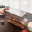 Cá Tuyết Minh Bạch hộp lưu trữ cho trà đặt cup với nắp & cống chống bụi dao kéo chủ cho nhà bếp