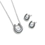 Vòng cổ zircon cao cấp ngọc trai móng ngựa dành cho nữ chống phai màu đi lại hàng ngày
