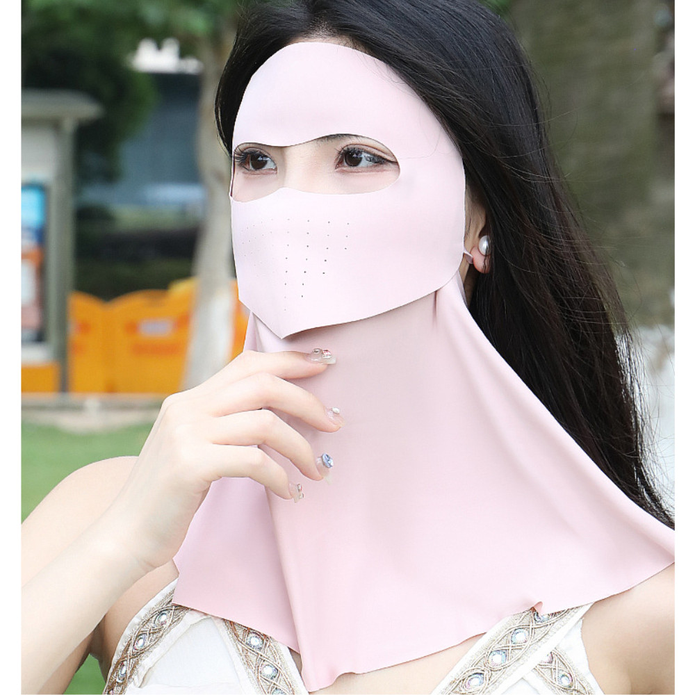 Khẩu Trang Chống Nắng Full Mặt Dài Chống UV HOMIE, Khẩu Trang Chất Liệu Lụa Băng Mịn Mát, Thoáng Khí