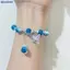 Bluelover Vòng Tay Dây Hạt Mắt Mèo Tự Nhiên Bướm Vòng Tay Quyến Rũ Tinh Tế Thanh Lịch Cô Gái Bướm Hạt Trang Trí Món Quà Trang Sức Mới