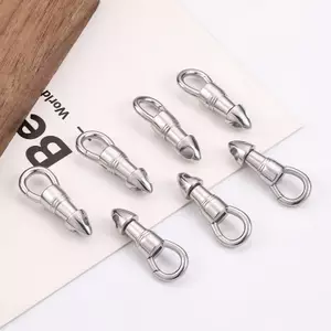 Bluelover Ngoài Trời Leo Móc 304 Thép Stainl Đa Năng Kết Nối Carabiner Móc Khóa Dây Bền Kẹp Cho Cam Du Lịch Mới