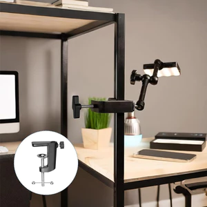 Hợp Kim Nhôm I-Clip Cantilever Chân Đế Điện Thoại Di Động Đế Micro Kim Loại Chân Đế Phụ Kiện Cố Định DJ