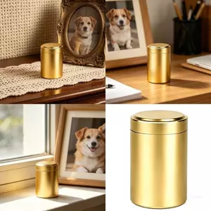 Hộp đựng đồ lưu niệm di động hàng đầu Hợp kim nhôm Hộp đựng thú cưng có thể dễ dàng mở để lưu trữ