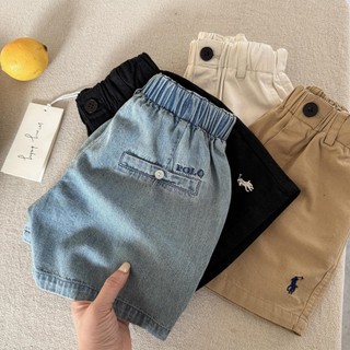 Quần Short Denim Chất Lượng Cao Mùa Hè 2025 Phong Cách Mới Phù Hợp Với Quần Short Bé Năm Điểm