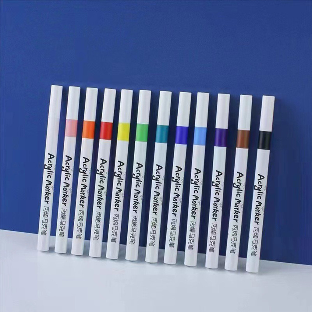 Bộ bút màu nước acrylic 12/24/36/48/60/80 nhanh khô, dùng cho học sinh và văn phòng