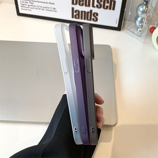 Từ Tính Màu Lớn Mỏng Qua Siêu Mỏng Chống Rơi Điện Thoại Mặt Sau Ống Thích Hợp Cho IPhone 16 11 12 13 14 15 PRO MAX 15 14 Plus