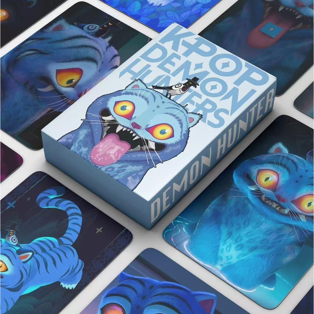 Phim 2025 KPop Demon Hunters Photocards Derpy Tiger Lomo Cards Bộ thẻ kỷ niệm theo chủ đề phim saixit2vn