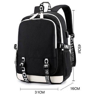 GC2 SAjA Ba Lô Bé Trai Cho Học Sinh In Dung Tích Lớn Đa Năng K-Pop Demon Hunters School Bag CG2