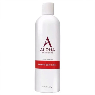 Alpha AHA Skincare Duo Set Exfoliating Body Wash 354ml + Renewal Body Lotion 340g