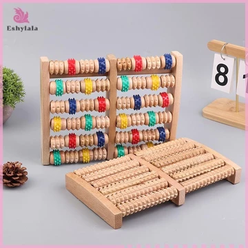 Máy mát xa chân Máy mát xa bàn chân bằng gỗ Massage chà bàn chân đa điểm Thúc đẩy sự lưu thông của công cụ chăm sóc bàn chân trong máu [MỚI]
