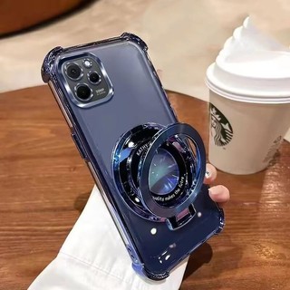 Vỏ bảo vệ Huawei nova Y61 Ốp lưng di động TPU cho Huawei novaY61 EVE-LX9 Vỏ silicon mềm mạ chống sốc có giá đỡ từ tính