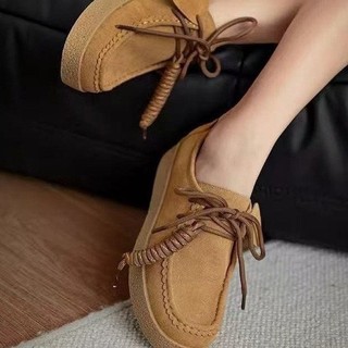 Giày cao gót mũi tròn đế bệt thời trang dành cho nữ