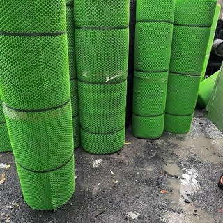 Lưới mắt cáo xanh đen. Cao 1M dài 10M( hàng loại A) lưới dùng để lót sàn. Nuôi gà nuôi vịt. Bao độ bền từ 5 đến 10 năm