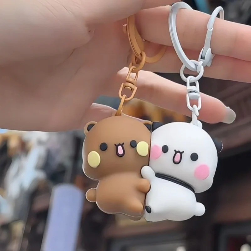 Panda Bubu Và Yier Từ Ôm Móc Khóa Hoạt Hình Gấu Trúc Bubu Và Dudu Từ Mặt Dây Chuyền Móc Khóa Ba Lô Mặt Dây Chuyền Móc Khóa Quà Tặng
