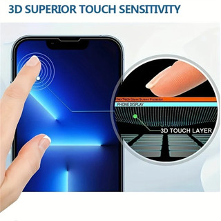 Dành Cho iPhone 17 Pro Max Kính Cường Lực Bảo Vệ Toàn Diện Cho iPhone 17 Air 16 16e 11 12 13 14 15 Pro Max Plus Kính Bảo Vệ Phim