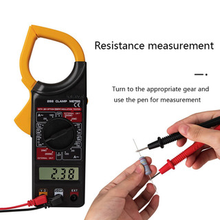 Ampe kìm Đồng hồ kẹp dòng đa chức năng DT266 - Đo điện áp, điện trở, nhiệt độ, tần số chính xác