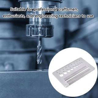 Thước đo chiều rộng vết nứt Thước đo khoảng cách thẻ Thước đo độ rộng vết nứt chính xác cho cửa hàng kiểm tra xây dựng tường bê tôngidaevn