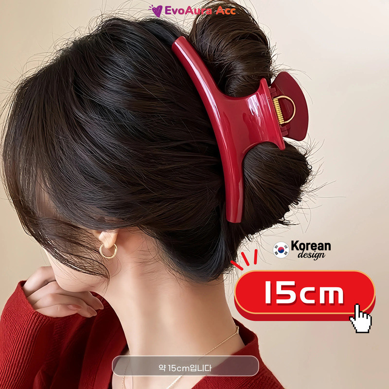 Kẹp cá mập cực lớn 15cm cho tóc dài dày | Móng vuốt tóc giữ chắc quá khổ
