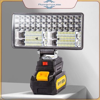 ĐIỆN Cho 18V Pin Li-ion Đèn LED Làm Việc 3 / 4 Inch Đèn Pin Di Động Khẩn Cấp Đèn Cắm Trại.