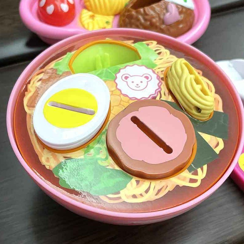 [H & L] 1 / 2 / 3 BỘ - Bộ đồ ăn giả vờ giáo dục - Kem Ramen Sushi mô phỏng Nhật Bản, phát triển kỹ năng vận động sáng tạo cho trẻ từ 6 tuổi trở lên
