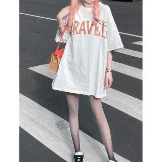 HIIXIIVI 100% Cotton Áo Thun Nữ Tay Ngắn Mùa Hè Phong Cách Hàn Quốc Thường Ngày Quá Khổ Người Phụ Nữ Baggy Rời Tee Nữ Độc Đáo 2026