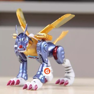 9CM Digimon Phiêu Lưu Hoạt Hình Đồ Chơi Kim Loại Garurumon Hình