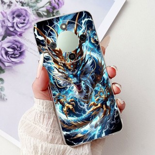 Dành Cho Honor X9D 5G Mới Cool Dragon Tranh Vỏ Cho Honor X9d X 9D 5G Silicon Mềm TPU Vỏ Điện Thoại