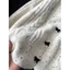 Áo len cardigan dài tay phối cúc nơ phong cách tiểu thư hàng QCCC XIMIMI SP387