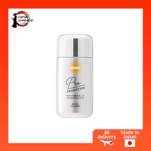 Suncut KOSE Pro Defense Non-Chemical Formula Sunscreen UV Milk, UV Absorbent-Free, 60mL, Unscented (x 1)- Direct from Japan