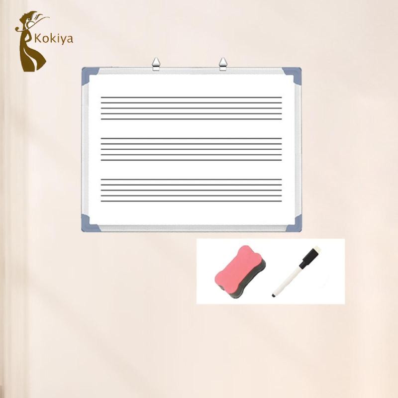 Công cụ giảng dạy Notepad Bảng trắng âm nhạc Thực hành Bảng hai mặt cho gia đình