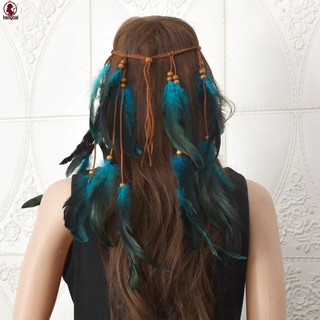 Băng đô phong cách dân tộc với trang trí ống nước, phù hợp cho đám cưới và trang sức cho trẻ em