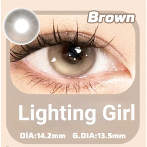Lighting Girl Brown | Kính áp tròng 1 ngày giãn nhẹ | Emma Lens