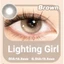 Lighting Girl Brown | Kính áp tròng 1 ngày giãn nhẹ | Emma Lens